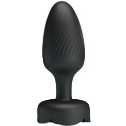 Pretty Love - Plug Anal Varian Avec Lumière Led Noir 10,8 Cm